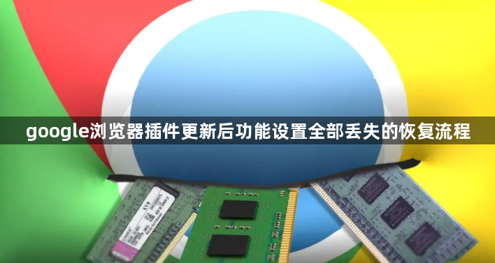 google浏览器插件更新后功能设置全部丢失的恢复流程1