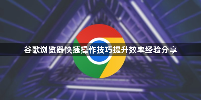 谷歌浏览器快捷操作技巧提升效率经验分享1