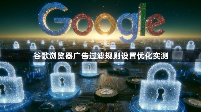 谷歌浏览器广告过滤规则设置优化实测1