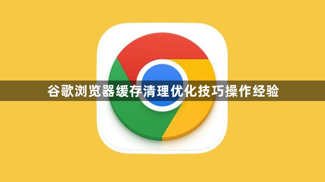 谷歌浏览器缓存清理优化技巧操作经验1