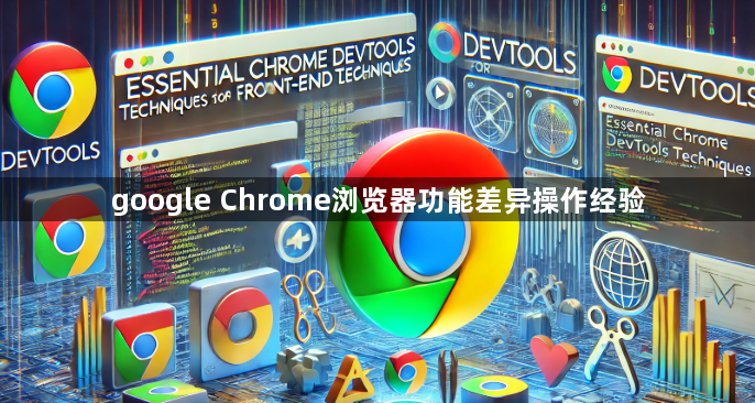 google Chrome浏览器功能差异操作经验1