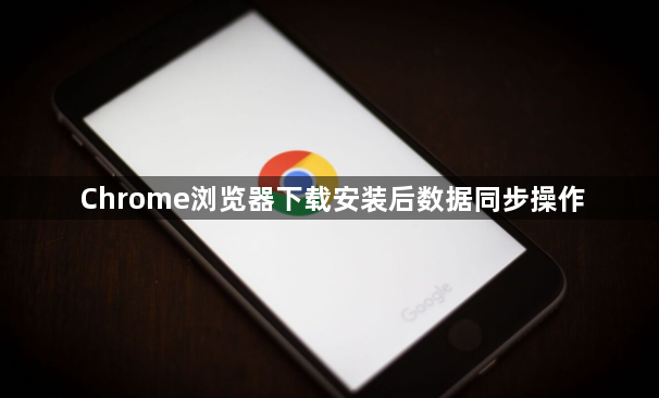 Chrome浏览器下载安装后数据同步操作1