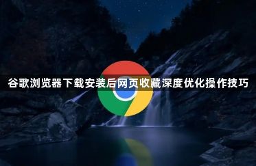 谷歌浏览器下载安装后网页收藏深度优化操作技巧1
