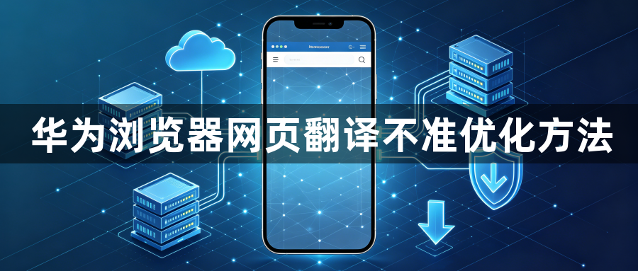 华为浏览器网页翻译不准优化方法1