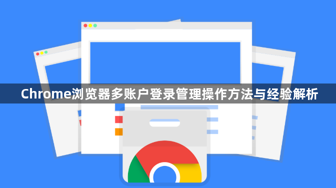Chrome浏览器多账户登录管理操作方法与经验解析1