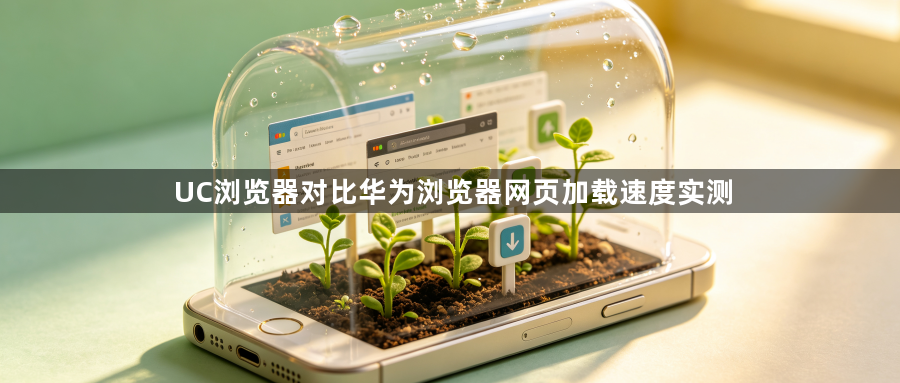 UC浏览器对比华为浏览器网页加载速度实测1