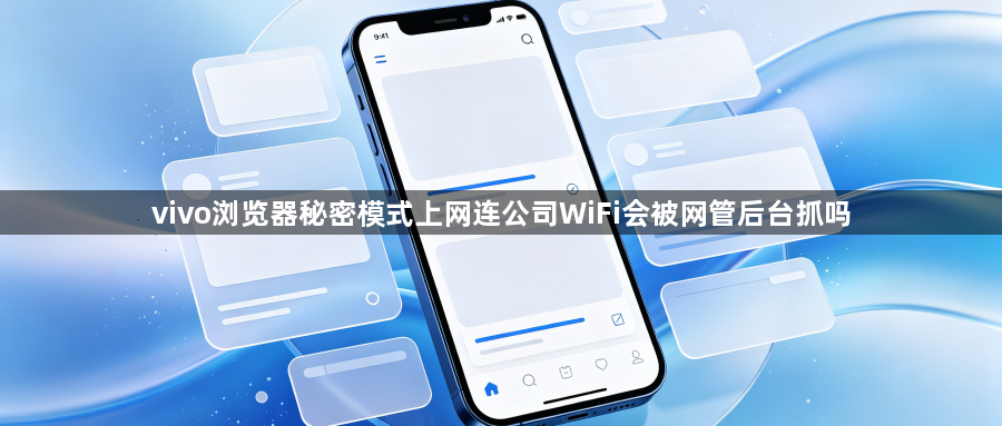 vivo浏览器秘密模式上网连公司WiFi会被网管后台抓吗1