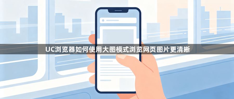UC浏览器如何使用大图模式浏览网页图片更清晰1