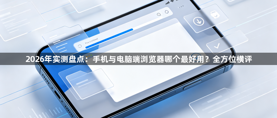 2026年实测盘点：手机与电脑端浏览器哪个最好用？全方位横评1