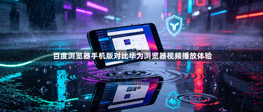 百度浏览器手机版对比华为浏览器视频播放体验1