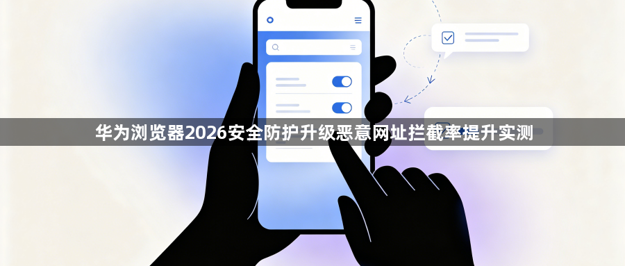 华为浏览器2026安全防护升级恶意网址拦截率提升实测1