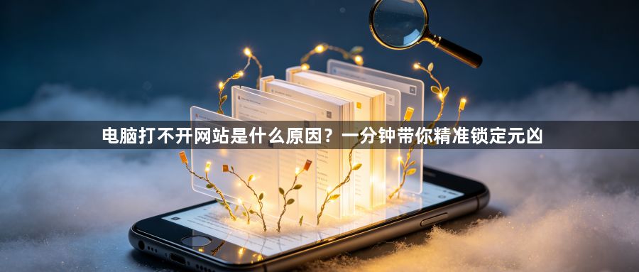 电脑打不开网站是什么原因？一分钟带你精准锁定元凶1