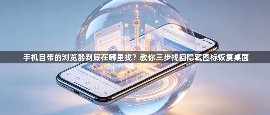 手机自带的浏览器到底在哪里找？教你三步找回隐藏图标恢复桌面1