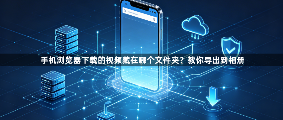 手机浏览器下载的视频藏在哪个文件夹？教你导出到相册1