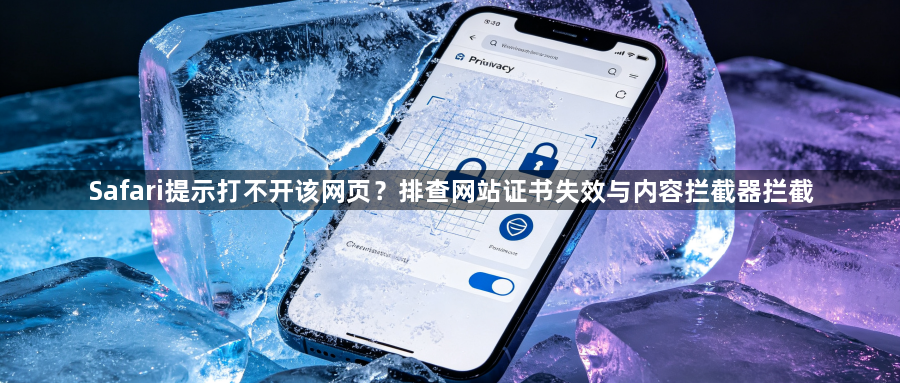Safari提示打不开该网页?排查网站证书失效与内容拦截器拦截1
