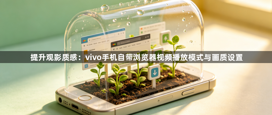 提升观影质感:vivo手机自带浏览器视频播放模式与画质设置1