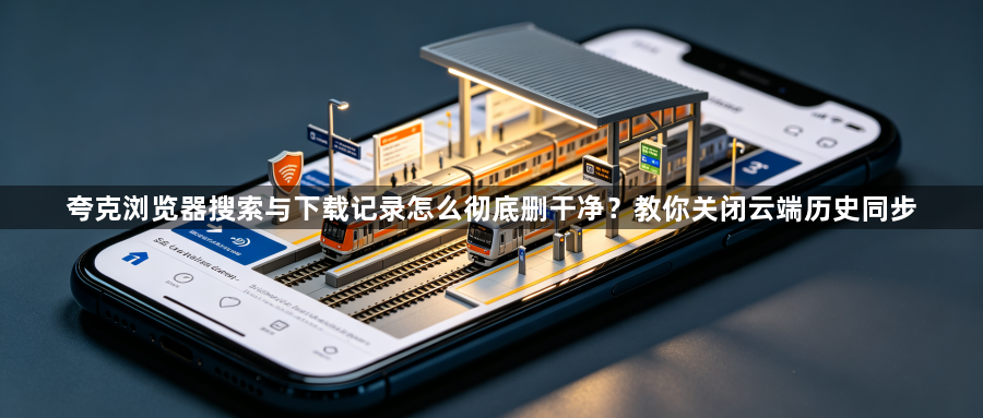 夸克浏览器搜索与下载记录怎么彻底删干净？教你关闭云端历史同步1