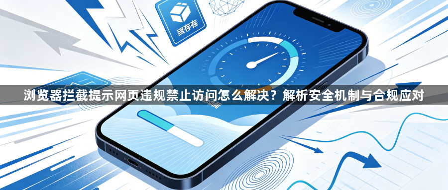 浏览器拦截提示网页违规禁止访问怎么解决?解析安全机制与合规应对1