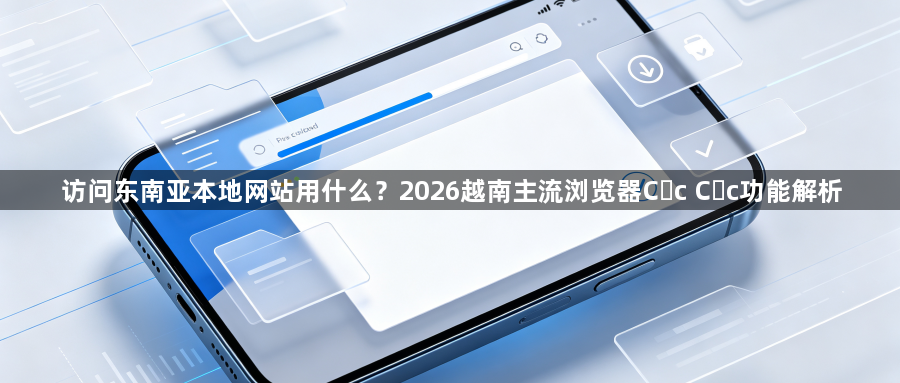 访问东南亚本地网站用什么？2026越南主流浏览器Cốc Cốc功能解析1