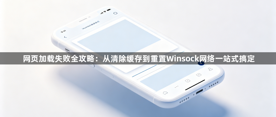 网页加载失败全攻略：从清除缓存到重置Winsock网络一站式搞定1