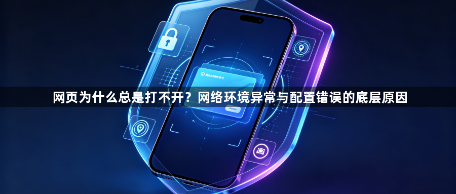 网页为什么总是打不开？网络环境异常与配置错误的底层原因1