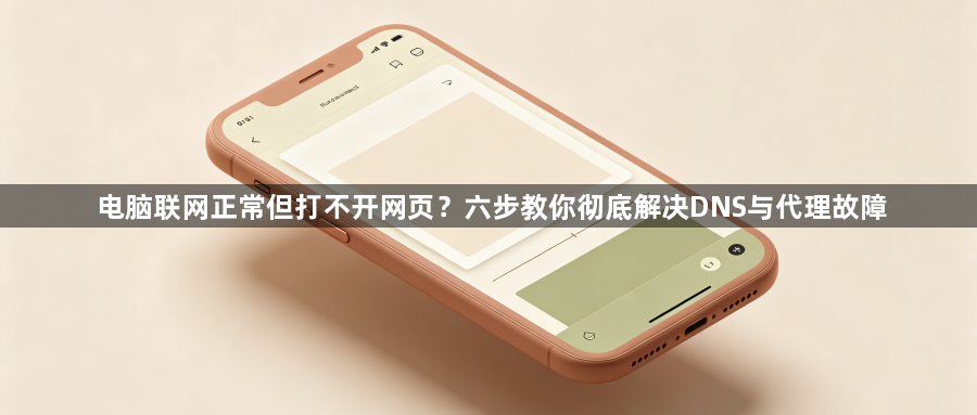 电脑联网正常但打不开网页？六步教你彻底解决DNS与代理故障1