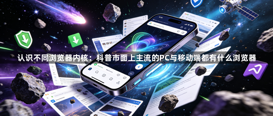认识不同浏览器内核：科普市面上主流的PC与移动端都有什么浏览器1