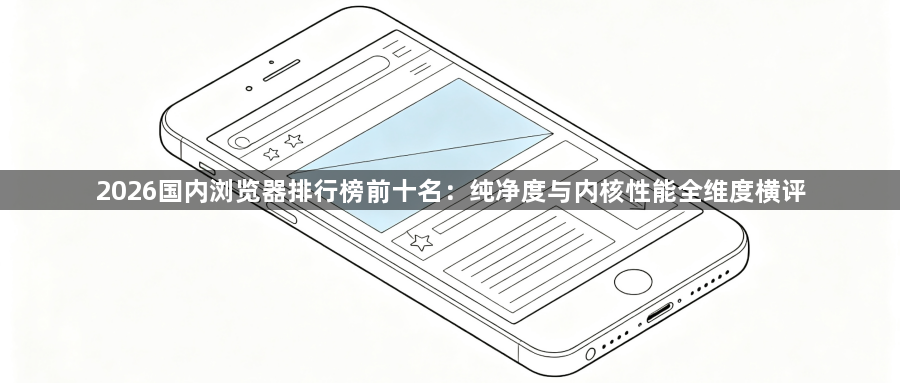 2026国内浏览器排行榜前十名：纯净度与内核性能全维度横评1