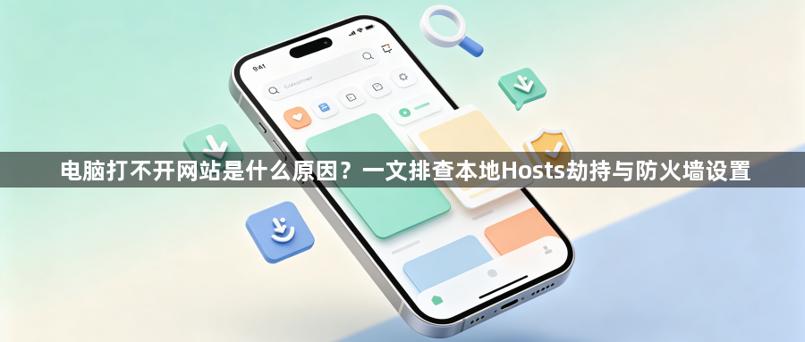 电脑打不开网站是什么原因？一文排查本地Hosts劫持与防火墙设置1