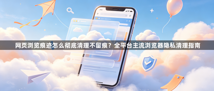 网页浏览痕迹怎么彻底清理不留痕？全平台主流浏览器隐私清理指南1