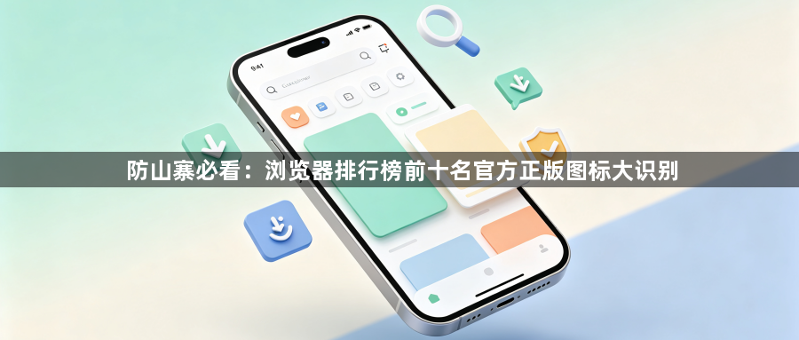 防山寨必看：浏览器排行榜前十名官方正版图标大识别1