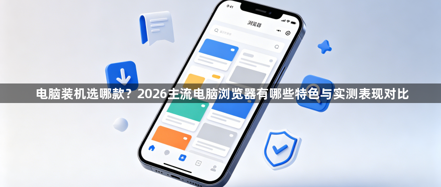 电脑装机选哪款？2026主流电脑浏览器有哪些特色与实测表现对比1