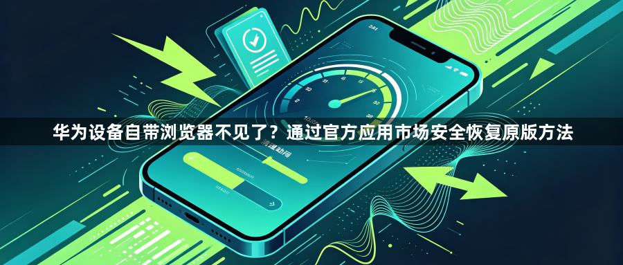 华为设备自带浏览器不见了？通过官方应用市场安全恢复原版方法1