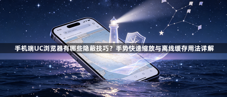 手机端UC浏览器有哪些隐蔽技巧？手势快速缩放与离线缓存用法详解1