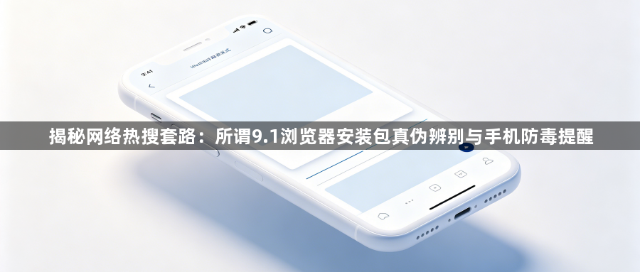 揭秘网络热搜套路：所谓9.1浏览器安装包真伪辨别与手机防毒提醒1