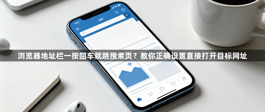 浏览器地址栏一按回车就跳搜索页？教你正确设置直接打开目标网址1