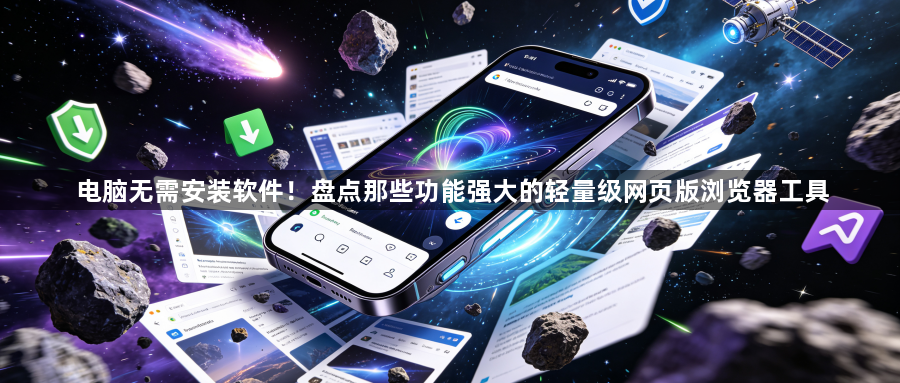 电脑无需安装软件！盘点那些功能强大的轻量级网页版浏览器工具1