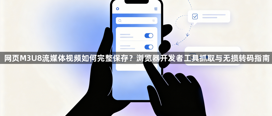 网页M3U8流媒体视频如何完整保存？浏览器开发者工具抓取与无损转码指南1