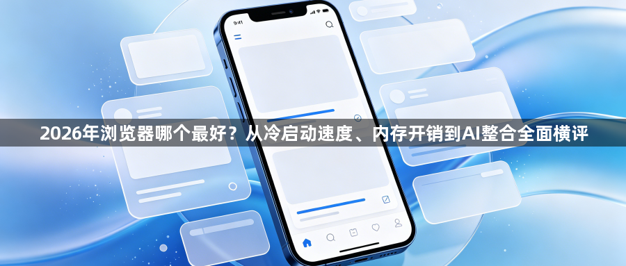 2026年浏览器哪个最好？从冷启动速度、内存开销到AI整合全面横评1
