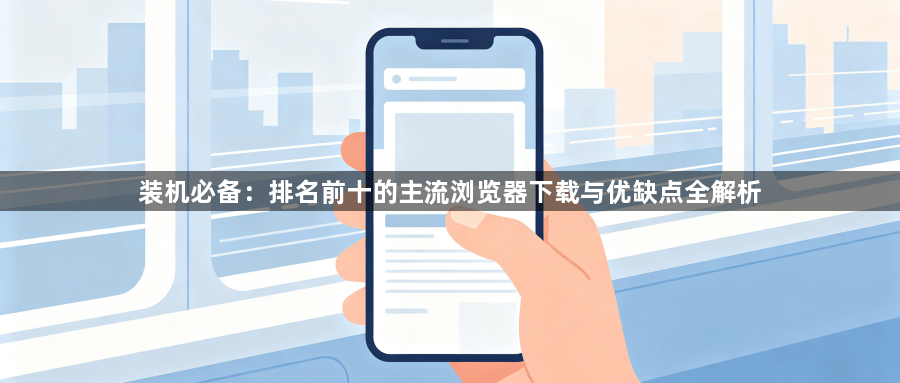 装机必备：排名前十的主流浏览器下载与优缺点全解析1