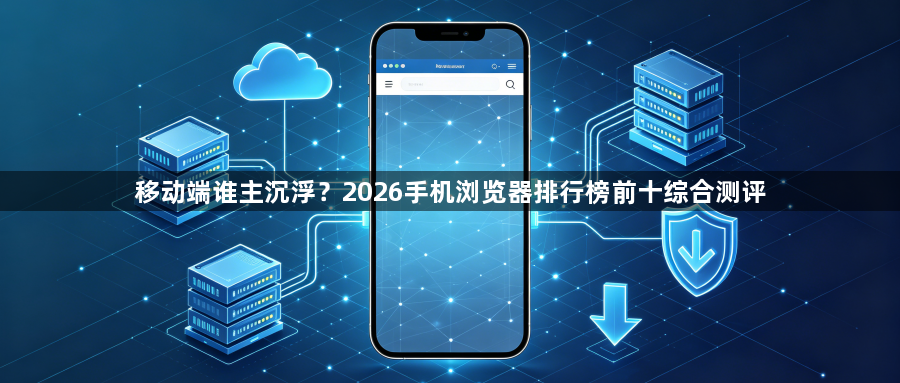 移动端谁主沉浮？2026手机浏览器排行榜前十综合测评1